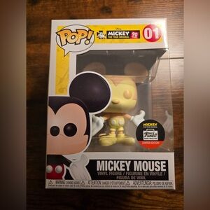 Funko Pop The True Original Mickey 90 Years #01 Yellow Figurine NEW